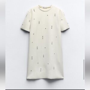 Faux Swede Jewel Dress